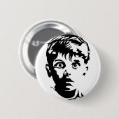 Überraschendes Abzeichen für Boy Graphic Art Stift Button (Vorne & Hinten)