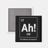 Überraschendes Element Magnet (Vorderseite/Rückseite)