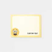 Überraschendes Gesicht Post-it Klebezettel (Vorderseite)
