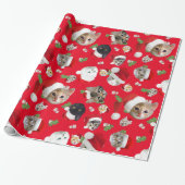 Überraschendes kitschiges Weihnachtspapier Geschenkpapier (Ungerollt)