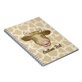 Überraschendes Kuh-Notebook Notizblock (Rechte Seite)