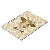 Überraschendes Kuh-Notebook Notizblock (Linke Seite)