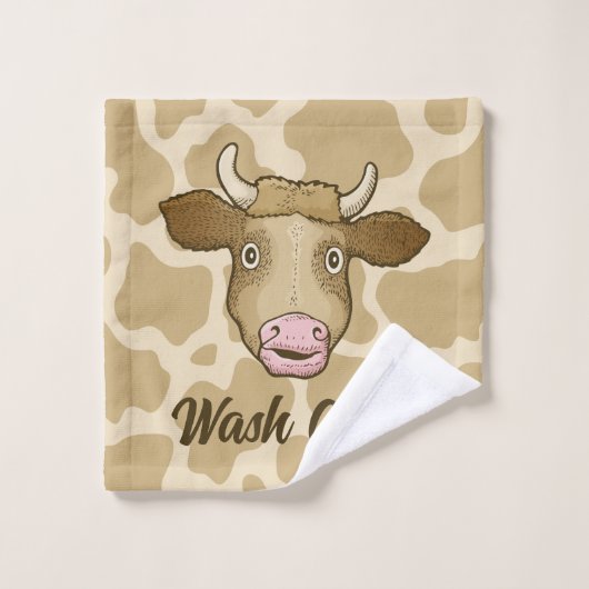 Überraschendes Kuhbadehandtuch-Set Badhandtuch Set (Waschlappen)