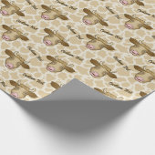 Überraschendes Kuhwackelpapier Geschenkpapier (Ecke)