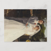 Überraschendes Party 40-jähriges Ruby Hearts Foto Postkarte (Rückseite)