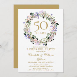 Überraschendes Party 50. Hochzeitstag Einladung