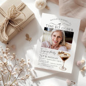 ÜBERRASCHENDES PARTY A Tini Bit Älterer Martini 70 Einladung