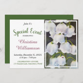 ÜBERRASCHENDES PARTY EINLADUNG (Vorne/Hinten)