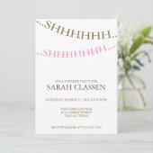 Überraschendes Party Einladung (Stehend Vorderseite)