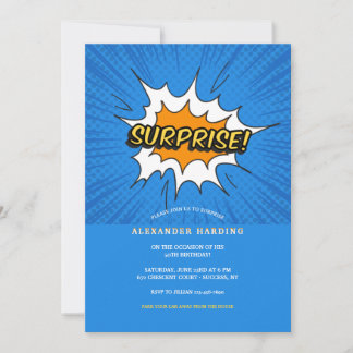 Überraschendes Party Einladung