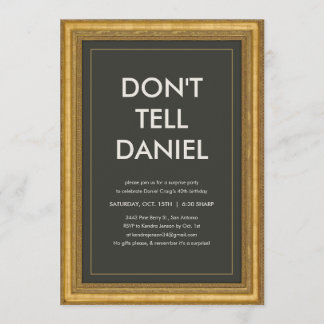 Überraschendes Party Erzählen von Einladungen nich