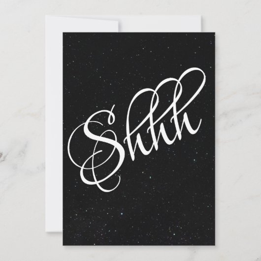 Überraschendes Party, Überraschung zum Geburtstag Einladung (Rückseite)