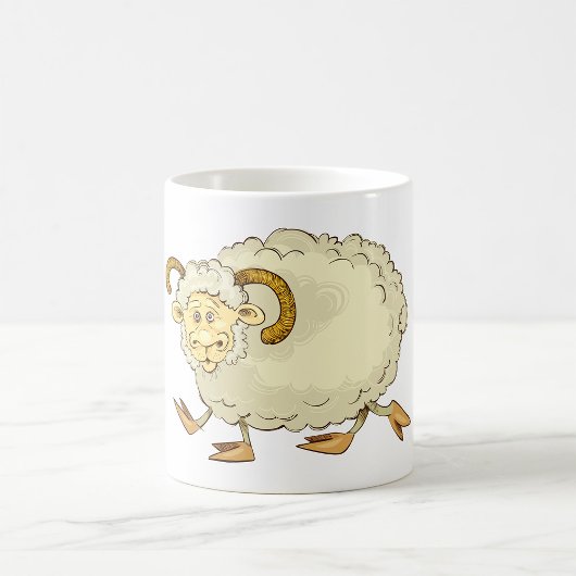 Überraschendes Rammschaf Kaffeetasse