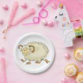 Überraschendes Rammschaf Pappteller (Party)