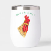 Überraschendes Rooster-Benutzerdefinierter Text-Fu (Rückseite)