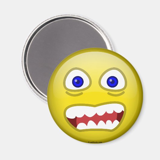 überrascht magnet (Vorderseite/Rückseite)