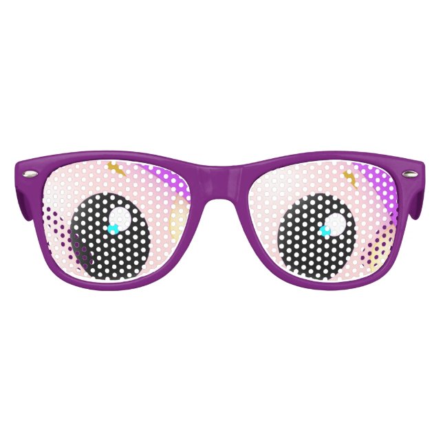 Überraschte Augen Sonnenbrille (Vorderseite)