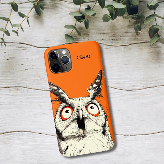 Überraschte Eule Case-Mate iPhone Hülle