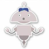 Überraschte Mia Aufkleber (Vorderseite)