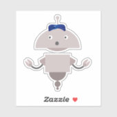 Überraschte Mia Aufkleber (Blatt)