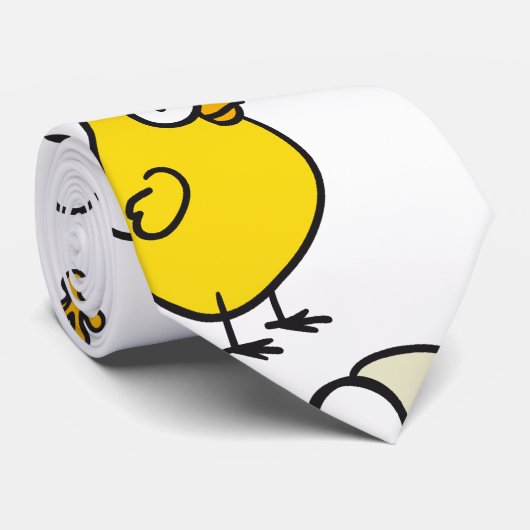 Überraschte Ostern-Hühner Krawatte (Gerollt)