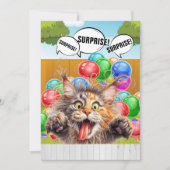 ÜBERRASCHTE PARTY EINLADUNG (Vorderseite)