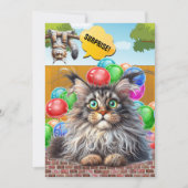 ÜBERRASCHTE PARTY EINLADUNG (Vorderseite)