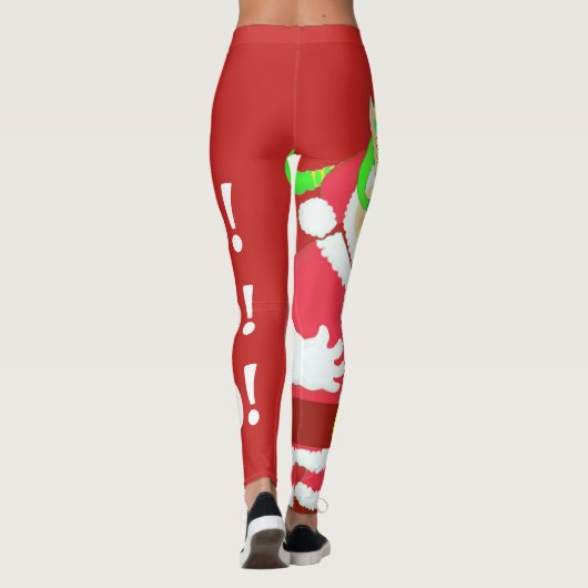 Überraschte Sankt-Leggings Leggings (Rückseite)