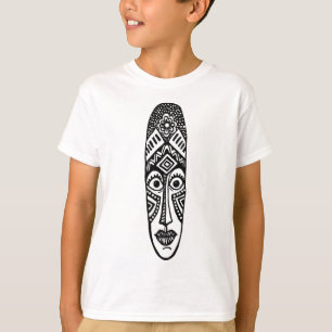 Überraschte Tiki-Maske T-Shirt