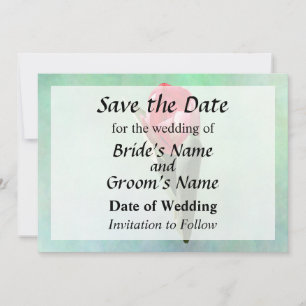 Überraschte Tulpe - Heiratsankündigung Save The Date
