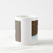 Überraschte weiße Katze Kaffeetasse (Mittel)