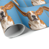 Überraschter Basset Hound Geschenkpapier (Rolleneckpunkt)