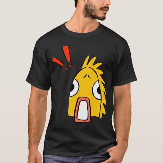 Überraschter Fisch T-Shirt (Vorderseite)