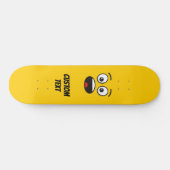 Überraschter Gesichtsausdruck Skateboard (Horizontal)