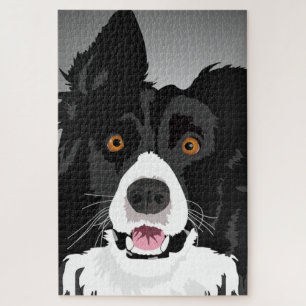 Überraschter Hund Puzzle-Spaß - Ich liebe meine Ha Puzzle
