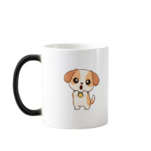 Überraschter Hund Süße Cartoonfigur Kawaii