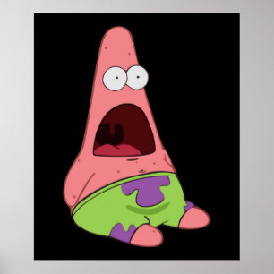 Überraschter Patrick Poster