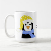Überraschter Pinguin - Nur Chillin' Kaffeetasse (Links)