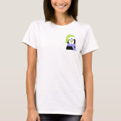 Überraschter Pinguin T-Shirt (Vorderseite)