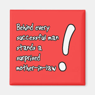 Überraschter Schwiegermutter-lustiger Magnet-Spa Magnet