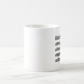 Überraschter Schwiegermutter-lustiger Tassen-Spaß Kaffeetasse (Mittel)