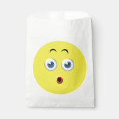Überraschtes Emoji Geschenktütchen (Vorderseite)