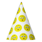 Überraschtes Emoji Partyhütchen (Links)