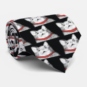 Überraschtes Katzen-Keuchen Meme - Krawatte (Gerollt)