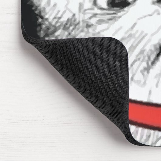 Überraschtes Katzen-Keuchen Meme - Mousepad (Ecke)