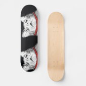 Überraschtes Katzen-Keuchen Meme - Skateboard (Vorderseite)