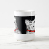 Überraschtes Katzen-Keuchen Meme - Tasse (Mittel)