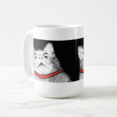 Überraschtes Katzen-Keuchen Meme - Tasse (Vorderseite Links)