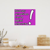 Überraschtes Schwiegereltern Poster (Küche)