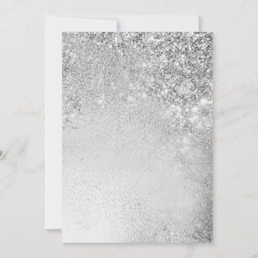 Überraschung 15. Hochzeitstag - Silber Einladung (Rückseite)